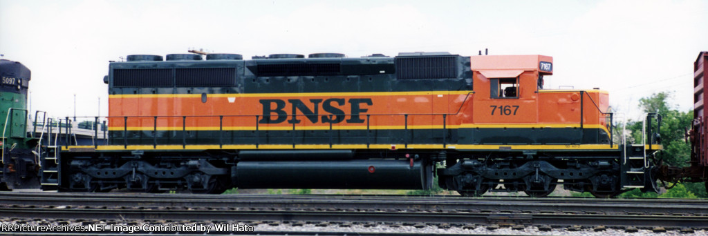 BNSF SD40-2 7167